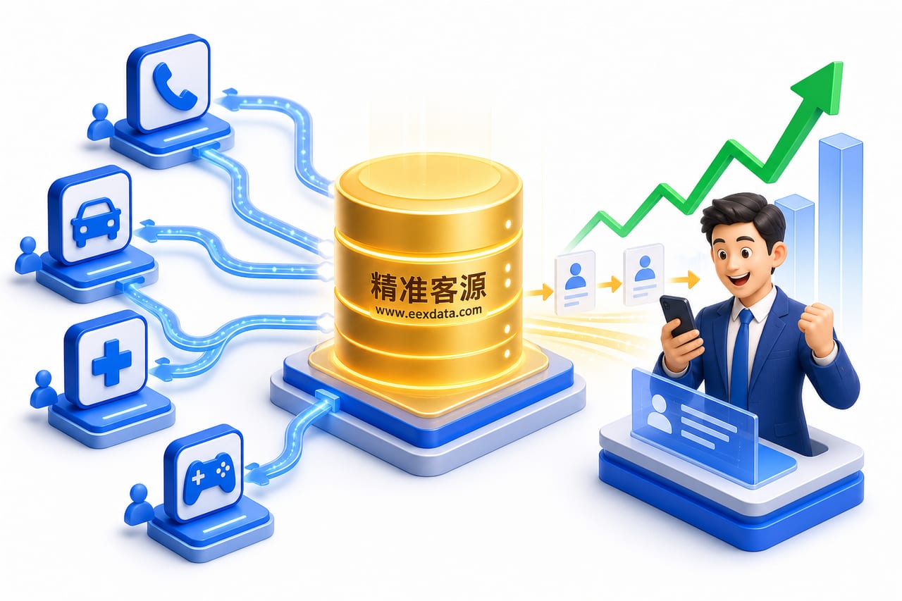 拒绝盲打浪费！EExData一手运营商大数据，8小时极速交付精准电销客源