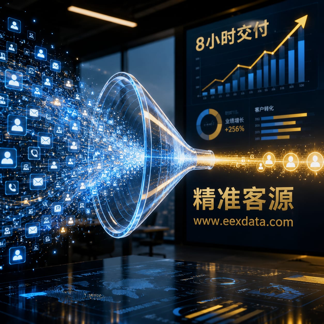 拒绝“盲打”浪费!EExData一手运营商大数据,8小时极速交付精准电销客源