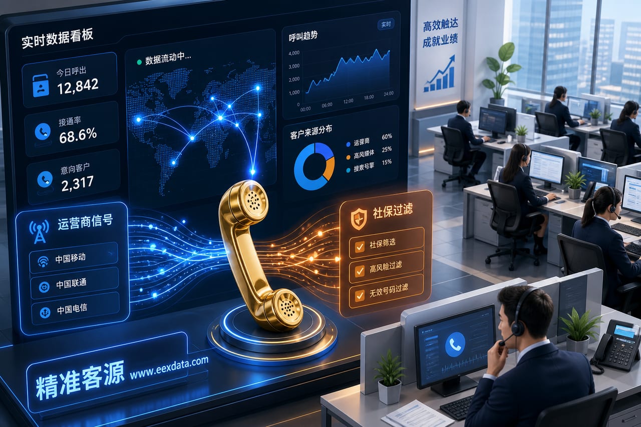 告别无效外呼内耗！EExData一手数据如何把“空号率”压到冰点并引爆精准获客